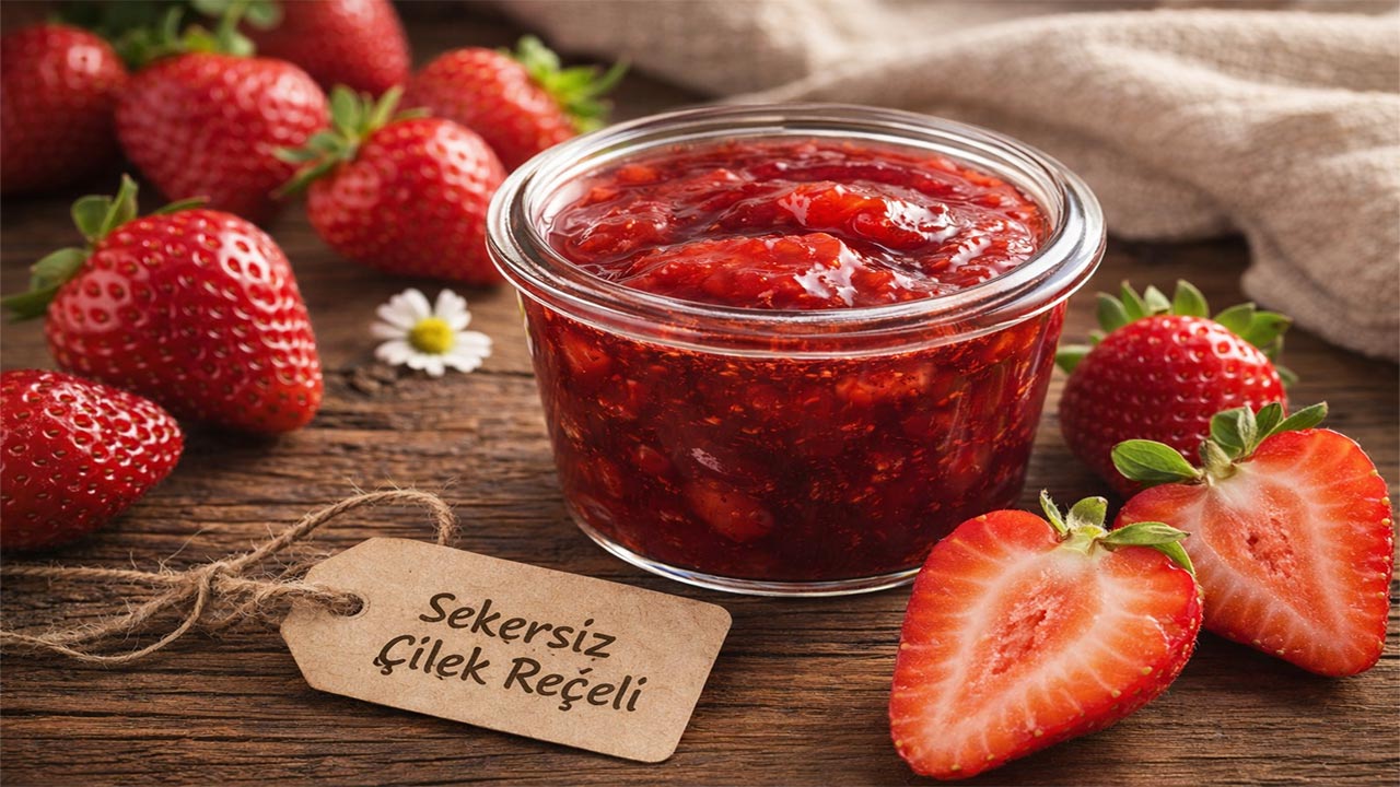 Şekersiz Çilek Reçeli